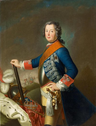 Frederick II of Prussia as a Young Military Leader by Georg David Matthieu